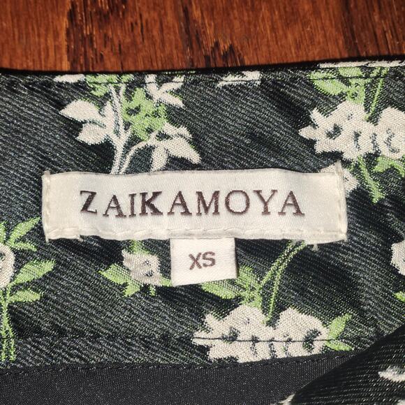 ZAIKAMOYA GRETCHEN SKIRT XS Girls Women Floral Hi Low Circle Skirt | MSRP $156 - Picture 3 of 8